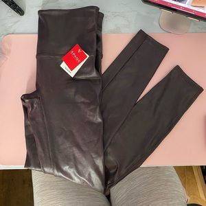 SPANX faux leather leggings